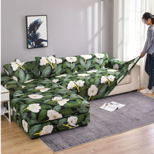 1 2 3 4 Seater Elastic Sofa Cover Regular&L Shape Stretchable All-inclusive Furniture Protector