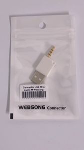 Connector USB to Audio 3.5mm websong
