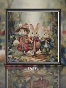 ทอผ้าฝ้ายแบบมือทำลายภาพการ์ตูนการ์ตูนในห้องนอน ภาพพื้นที่เต็มรูปแบบที่สวยงามสำหรับตกแต่งบ้านสไตล์โมเดิร์น