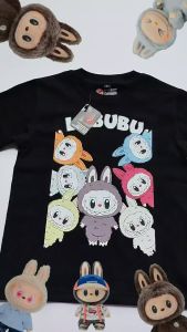Baju Kaos Atasan Anak - Anak Motif Boneka Labubu / Kaos Anak Motif Karakter Labubu Keren