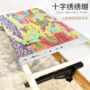 Large Cross Stitch Hoop Fabric Fixing Tool Multi-Purpose Home Use Convenient Cross Stitching Kit New Chinese Style Other/Other