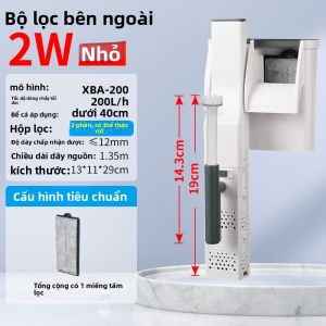 sunsun | Bộ Lọc Nước Thác Nước Treo Tường 3-trong-1 Bơm Dòng Luân Chuyển Im Lặng