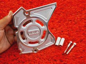 ฝาสเตอหน้า CNC Wave110i 2008-2014 มีเนียม เวฟ110ไอ ฝาครอบสเตอร์หน้าแต่ง