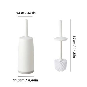 Bàn Chải Vệ Sinh Nhà Vệ Sinh Có Tay Cầm Chống Nước WORTHBUY - Dụng Cụ Vệ Sinh Phòng Tắm Bằng Nhựa Có Lông Mềm Có Đế Tùy Chọn Tay Cầm Dài Thân Thiện Với Môi Trường