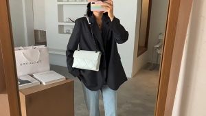 Carlio High Quality Women Elegant Fashion Bag Sling Bag Dinner Bag Beg Tangan Wanita Khaki WHB0014