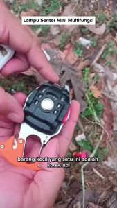 SENTER MINI COB / LAMPU MINI COB KEYCHAIN W5147 LIGHT DENGAN BARA - CAHAYA TERANG - 7 MODE - TYPE-C