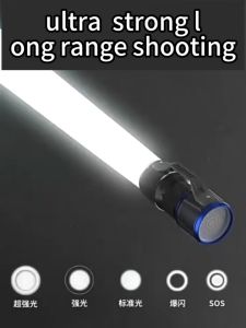 BRIGHT CITY Warsun D6000 Flashlight Rechargeable Heavy Duty 13000LM Torch light Searchlight Super Bright Waterproof Big Flashlight