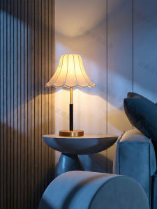 ZHENMEIJU | Decorative Cloth & Copper Bedside Lamp