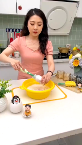 3 In 1 Pacifier Bottle Brush Set Baby Silicone Cup Bottle Cleaning Brush Silicone Bottle Brush 360 °Rotation cleaning