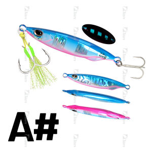 Mồi Câu Kim Loại TOLU 3D Eyes Fast Sinking Metal Jig 20g-100g Câu Cá Biển Mặn Câu Bờ Câu Biển Sông Và Hồ Có Móc Câu Kiểu Jig Đứng.