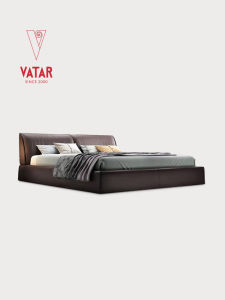 VATAR | Leather Deluxe Bed 1.8m