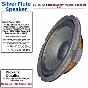 Midbass High-Performance Anti-Magnetic Neodymium Car Speaker 6.5 inch