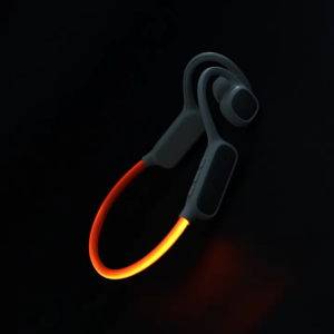 (MY) Luminous Open-Ear Wireless Sport Headphones with Glowing Light - Bluetooth 5.4 Safe for Outfood & Night