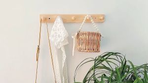 Marino ตะขอไม้ ตะขอแขวนติดผนัง ราวแขวน แบบไม้ No.Y2168