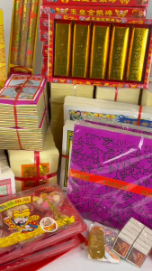 Shi Ba Luo Han 7th Month Bundle Kim Zua Religious Prayer Offering Joss Paper Goods