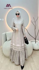 (7.10) HMF TRINA 2  Baju Dress Gamis Wanita Muslimah Trina Vol 2 by HMF Collection.