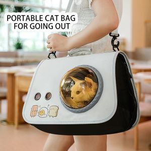 Portable Pet Cat Bag Travel Carrier Bag Crossbody Bag Foldable Transparent Cage for Dog Cat Carrier Backpack