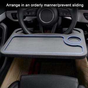 Portable Car Laptop Computer Desk Mount Stand Foldable Steering Wheel Dining Table Bracket Drink Food Coffee Tray Board Amagi