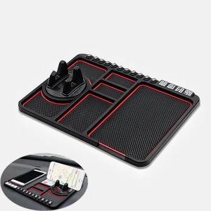 แผ่นกันลื่นในรถยนต์ อเนกประสงค์ ที่วางโทรศัพท์ในรถ 3in1 แผ่นกันลื่นในรถ แผ่นกันลื่น