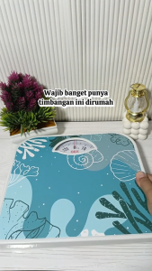 Timbangan Injak Berat Badan Manual GEA 2015 - Motif Terbaru