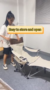 Camping Chair Heavy Duty Folding Chair with Back Rest Outdoor Foldable Chair Portable Reclining Chair