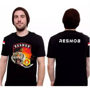 Kaos Katun Lengan Pendek Sablon Baju Resmob Premium Kaos Resmob Keren Kaos Oblong Pria Premium