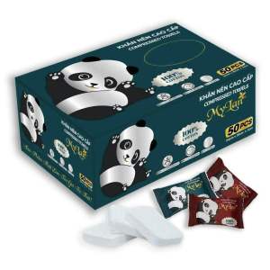 Khăn Nén Mylan Cao Cấp Chính Hãng Hộp 50 Viên