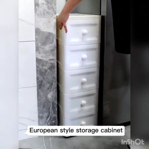 5/7 Tier Plastic Drawer Cabinet - European Slim Design / Plastic Cabinet