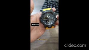 Jam Tangan Digitec Pria DA 2093 T Original Dualtime Anti Air Sport Alarm Stopwatch Rubber Watch