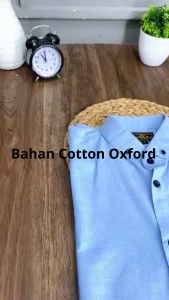Kemeja Polos Lengan Pendek Premium Katun Oxford Poplin Reguler Fit untuk Kerja Kasual
