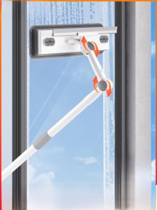 Double-Sided Glass Cleaner Tool for Home Use High-Rise Window Exterior Professional Domestic Cleaning Tool Window Wiper