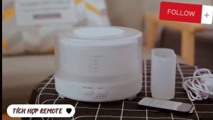 Máy xông tinh dầu siêu âm 550ml AROMA DIFFUSER chính hãng khuếch tán tinh dầu phun sương tạo ẩm không khí
