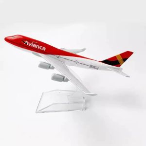 16CM Diecast Airplanes Columbia Airways B747 Plane Model Toy Alloy Metal Collected Gift By Aviation Souvenir Plane Toys boys kid
