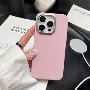 Luxury Hard Matte Shockproof Case for iPhone 16 15 14 13 12 11 Pro Max Plus 16ProMax Slim PC Armor For Magsafe Magnetic Cover