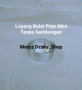 Loyang Bulat Pres Mini Tanpa Sambungan 10..12..14 Tinggi 5 cm Anti Lengket Alumunium Tebal