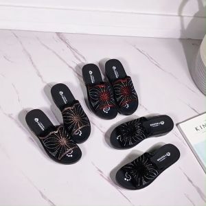 Sandal Wanita Pesta Kondangan Wedges Sofiya Selop - Sendal Wedges Kekinian Terlaris