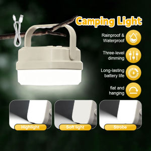 Rechargeable Camping Light – Long Battery Life Emergency Lamp Waterproof Portable 3 Modes
