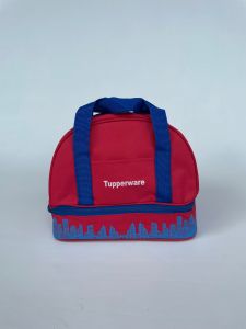 CnC Double Town Lunch Bag (zipper bunga es)// tas bekal