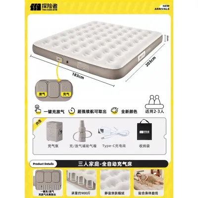 Bạt Lều Dã Ngoại Hơi Khí Tự Động Phồng Cho Hai Người
