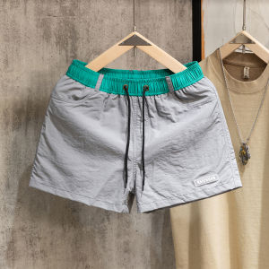 กางเกงขาสั้นผู้ชาย ทรงหลวม แห้งเร็ว ทรงสามส่วน ทรงหลวม กางเกงขาสั้นชายหาดกลางแจ้ง กางเกงขายาวทรงหลวม ทรงหลวม ทรงหลวม