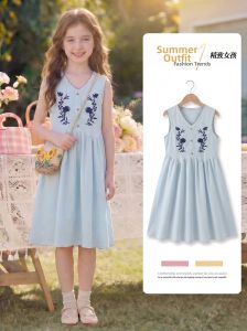 ZIRUIBABA | Summer Light Vest Style Girls Dress