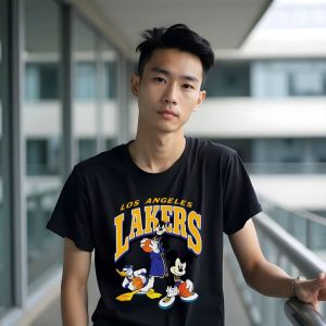 KAOS DISTRO PREMIUM ATASAN DEWASA MOTIF LAKERS BASKETBALL 24S