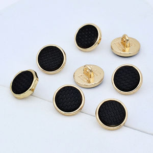 Fashionable Resin Metal Button Decorative Shirt Outerwear Sweater Cardigan Button Simple Design Home Fabric Sewing DIY Accessory