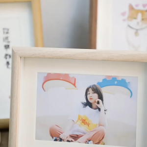 A3 Wooden Wall Frame Photo Hanging Decorative Gift Wedding Party Home Art Display Bingkai Gambar