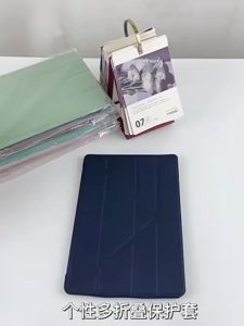 Case Cover For iPad Air1/2 5th/6th 9.7 air4/5 pro11 Gen 789th Case ​For iPad Leather Flip Foldable cover case with Pen Slot DIY Stickers