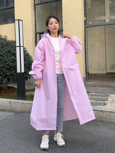 Raincoat Long Full Body Rainstorm Proof Adult One-Piece Single Zipper Raincoat Mens And Womens Raincoat Suit