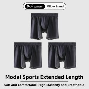 MiiOW | Anti-Chafe Long Leggings Mens Brief Underwear Large Size