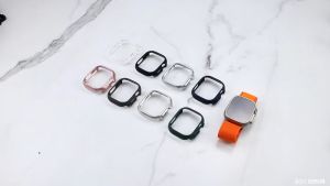 Case For Apple Watch Ultra 2 49mm Hard PC Protective Cover Hollow Frame Bumper iWatch series 9/8/7/6/5/4/se 2 45mm 41mm 44mm 40mm Smartwatch Case