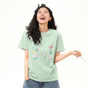 Jeanswest | Summer Graffiti Print Crew Neck Cotton Short Sleeve T-shirt