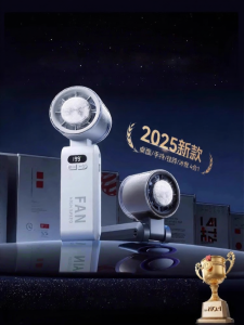 Portable Mini Handheld Air Conditioner Fan Cooling Neck Hanging Wireless USB Charging Small Air Cooler Quiet High Wind Power